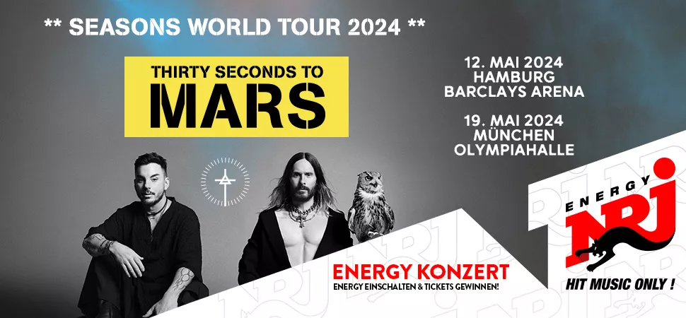 30 Seconds to Mars präsentiert von ENERGY