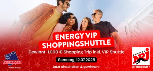Das ENERGY Shopping Shuttle - präsentiert vom Designer Outlet Neumünster Das ENERGY Shopping Shuttle - präsentiert vom Designer Outlet Neumünster