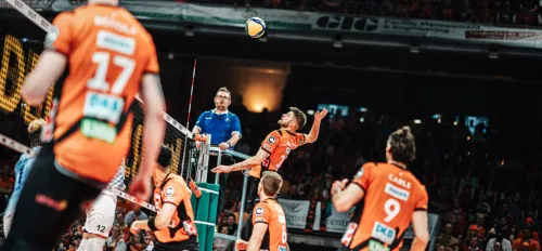 BR Volleys BR Volleys beim Spiel