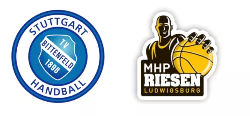 Logos vom TVB Stuttgart und MHP RIESEN Ludwigsburg Logos TVB Stuttgart und MHP RIESEN Ludwigsburg