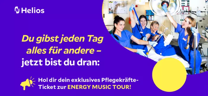 Helios Helios Spezial-Ticket für Pflegekräfte