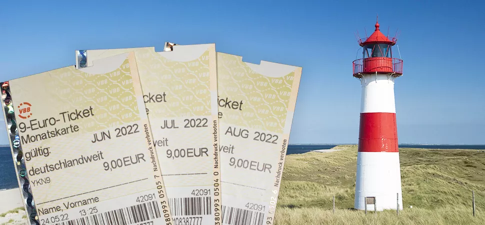 9 Euro Ticket nach Sylt