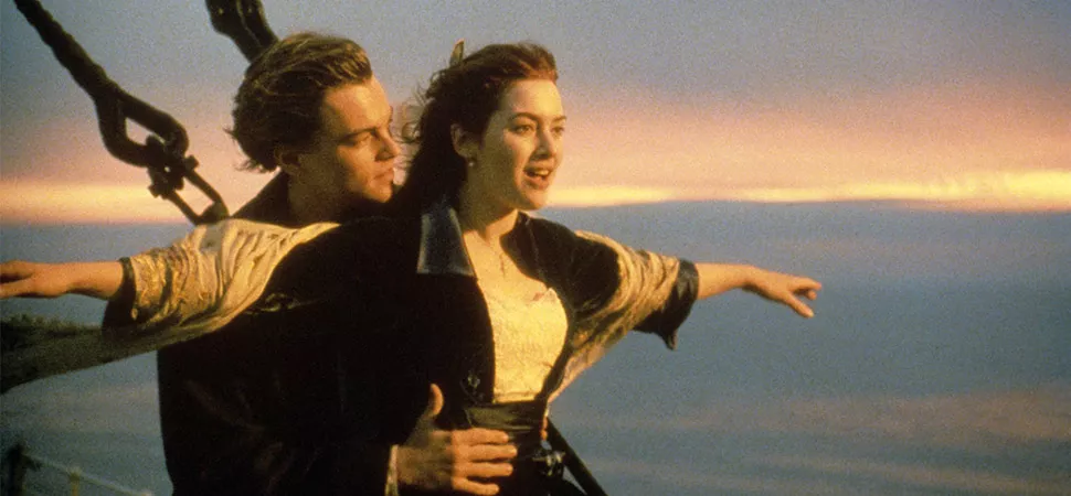 Titanic mit Jack und Rose