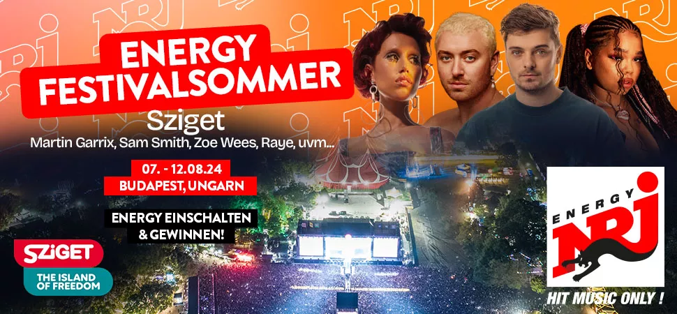 Mit ENERGY zum Sziget Festival 2024