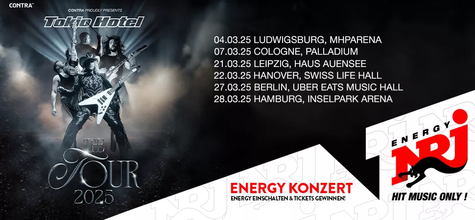 ENERGY präsentiert Tokio Hotel 2025