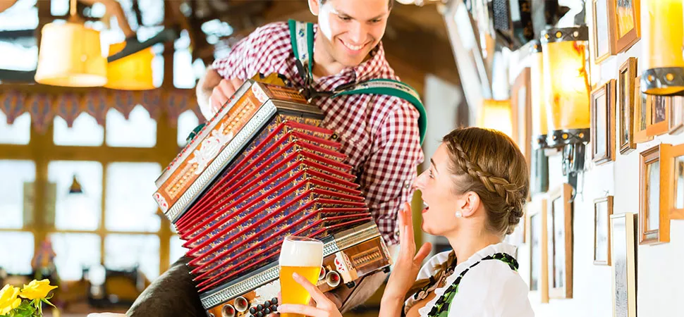 Spaß beim Oktoberfest