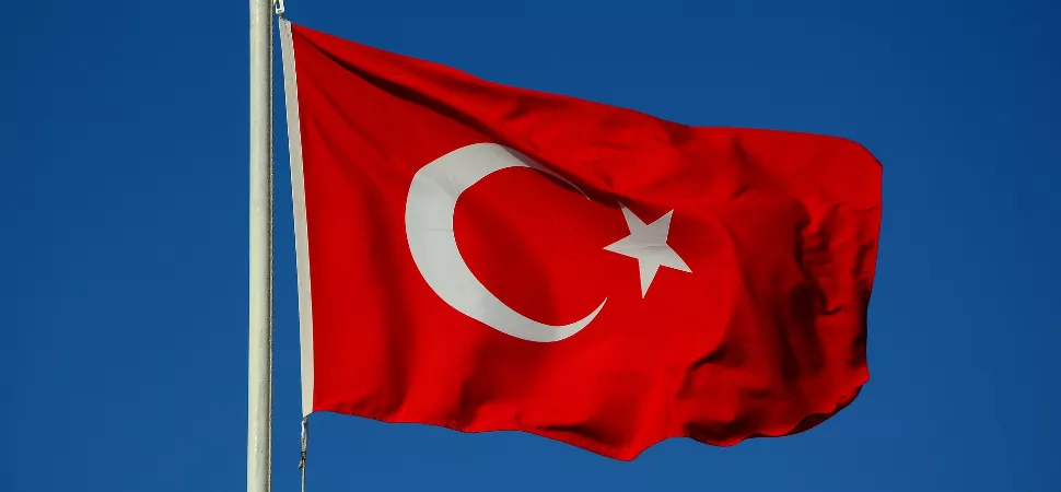 Türkei Flagge Header 970