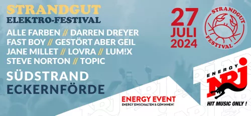 ENERGY präsentiert das Strandgut Elektro-Festival 2024