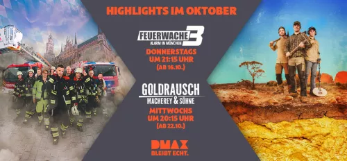 Herbst Highlights bei DMAX Herbst Highlights bei DMAX