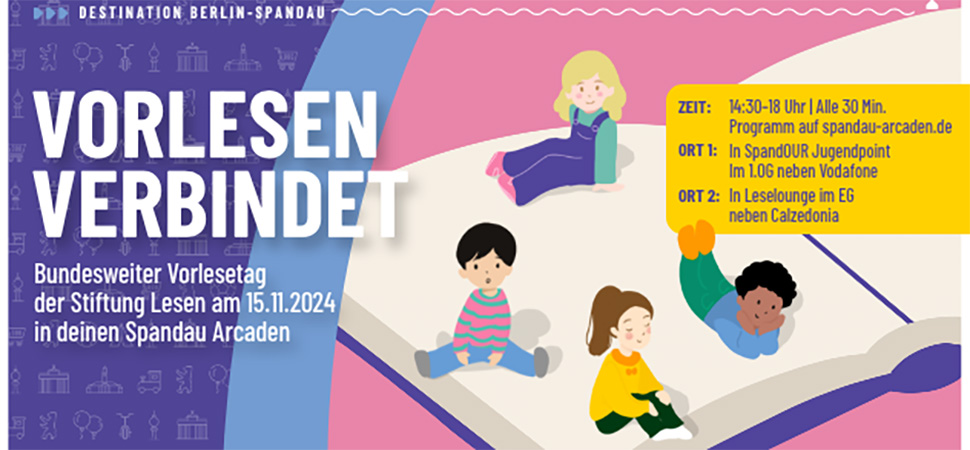 Vorlesetag 2024 in den Spandau Arcaden