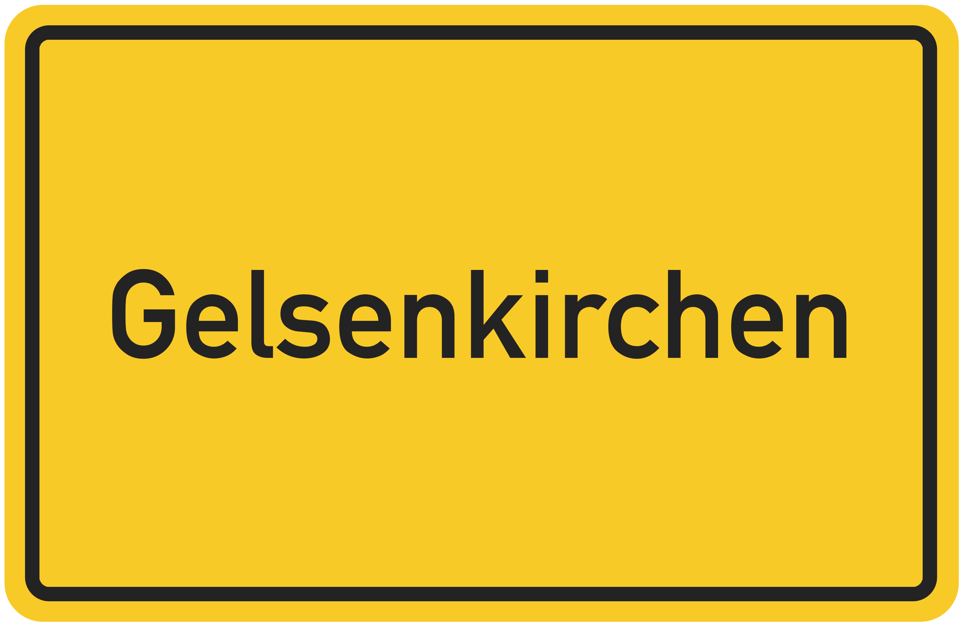 Gelsenkirchen Ortsschild
