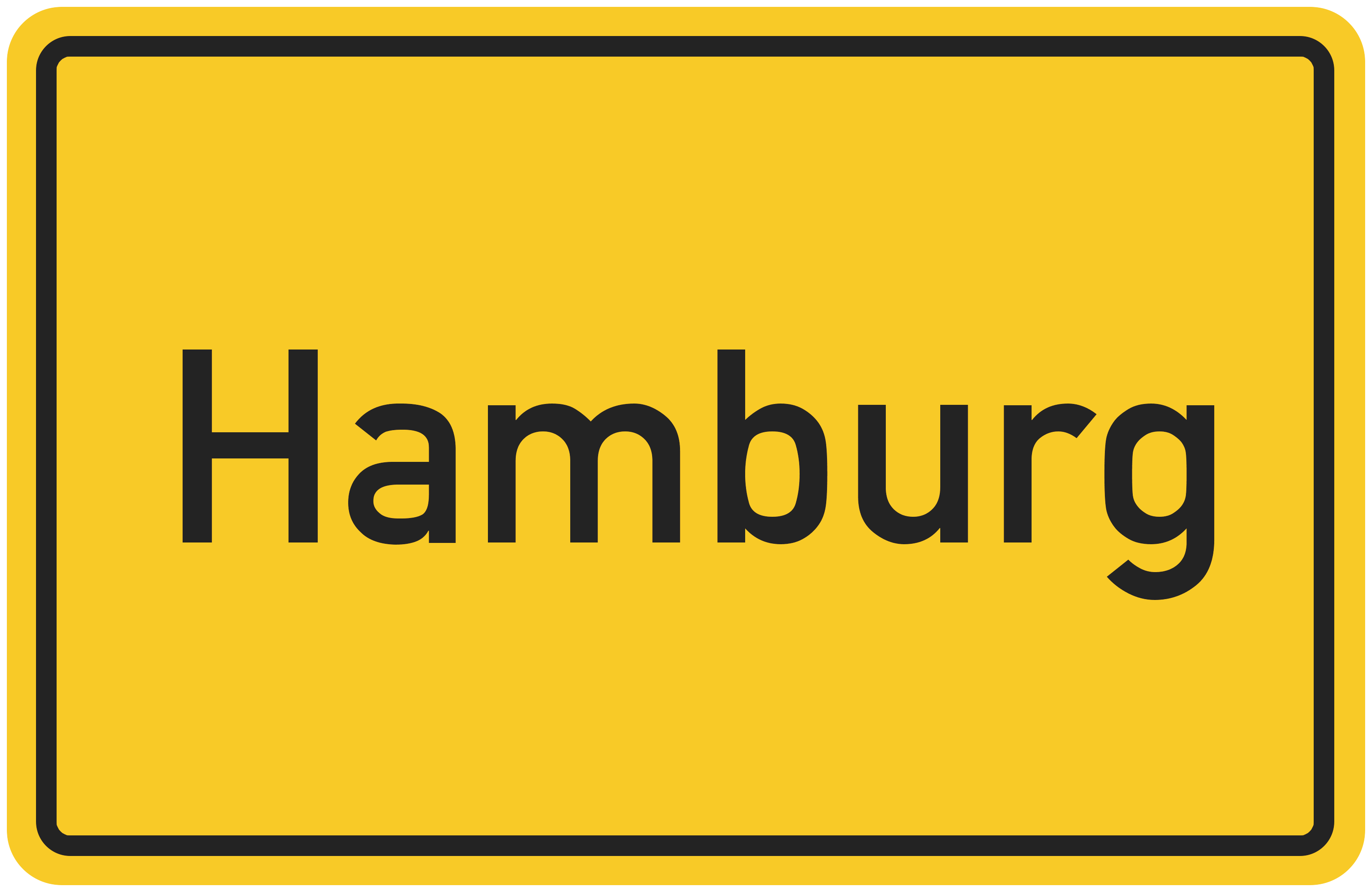 Hamburg Ortsschild